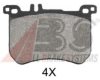 MERCE 0064204920 Brake Pad Set, disc brake